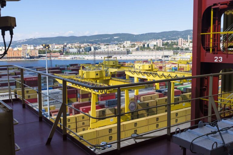 Zona portuale di Trieste