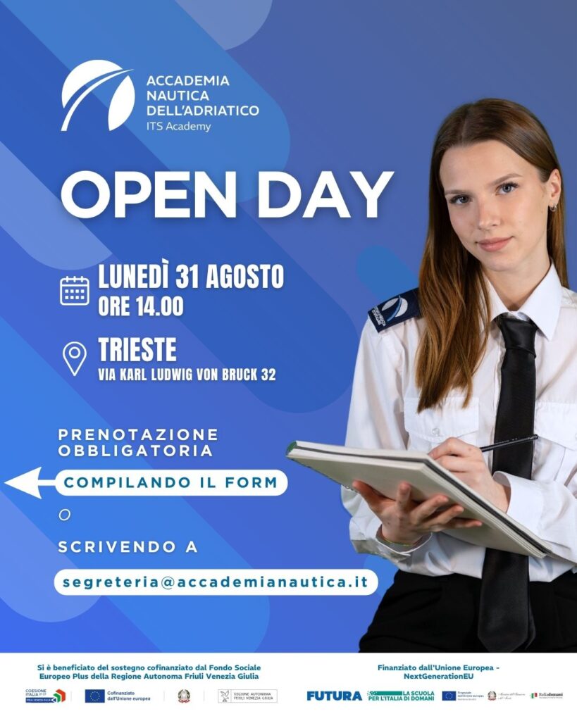 locandina open day 31 agosto 2026